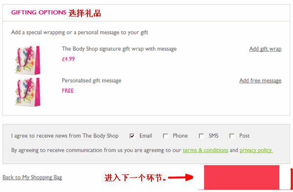英国TheBodyShop美体小铺官网购物流程