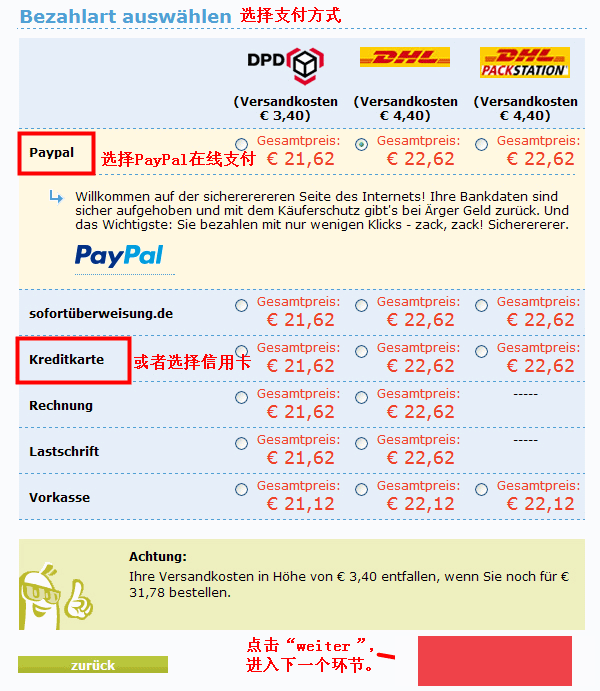 德国Ventalis综合型药店购物流程