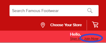 Famous Footwear注册